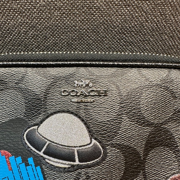 NWT! RARE! COACH NASA COLLABORATION SPACE SIGNATURE CROSSBODY SHOULDERBAG F29463 - Picture 5 of 13